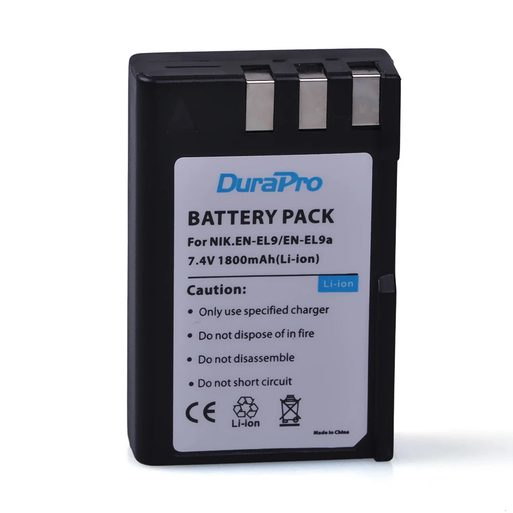 Bateria EN-EL9 / EN-EL9a p/ Nikon - 1800mAh