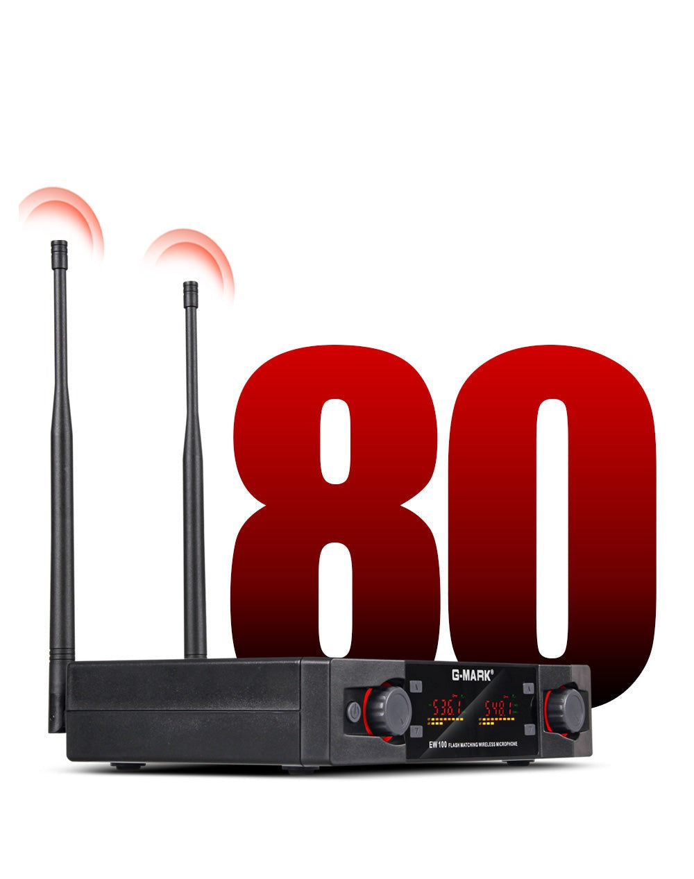 G-MARK Kit Karaoke Microfone Sem fio - EW100