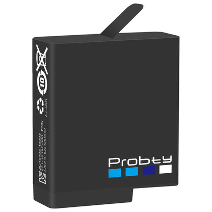 PROBTY Bateria p/ GoPro 5 / 6 / 7 / 8 - 1680mah