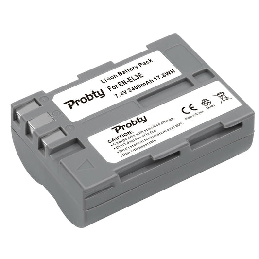 PROBTY Bateria EN-EL3e - 2400mAh p/ Nikon